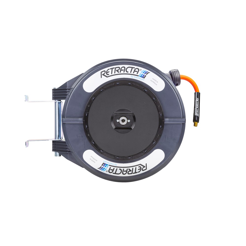 Retracta R3 FLEX Premium veerbediende lucht-waterhaspel met 20m x1/2 " slang (Donkergrijs)